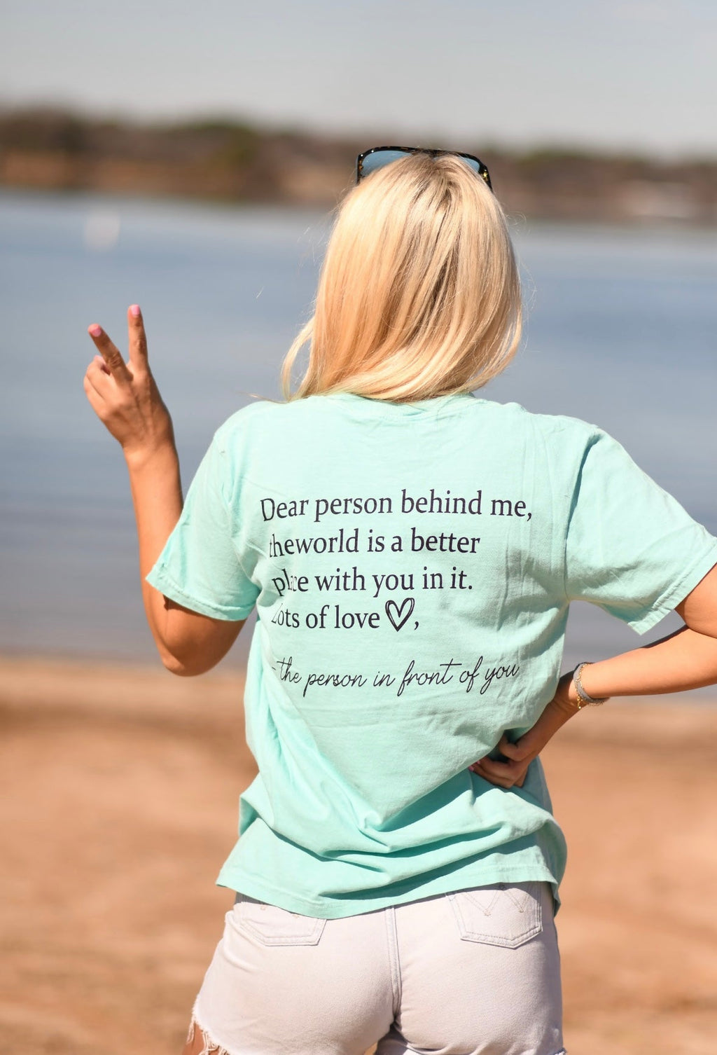 Dear Person Tee- Chalky Mint