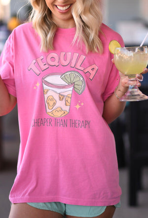 Tequila Cheaper Than Therapy Tee