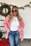 Christmas Cloud Cardigan Candy Cane