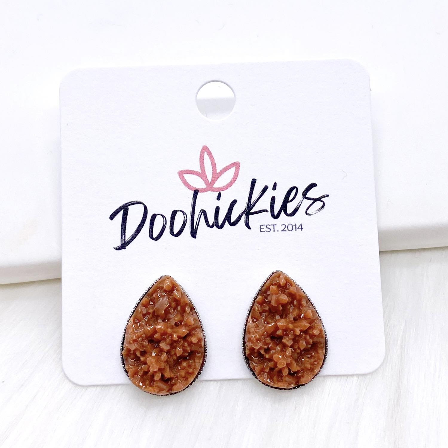 Big as Texas Autumn Teardrops -Earrings