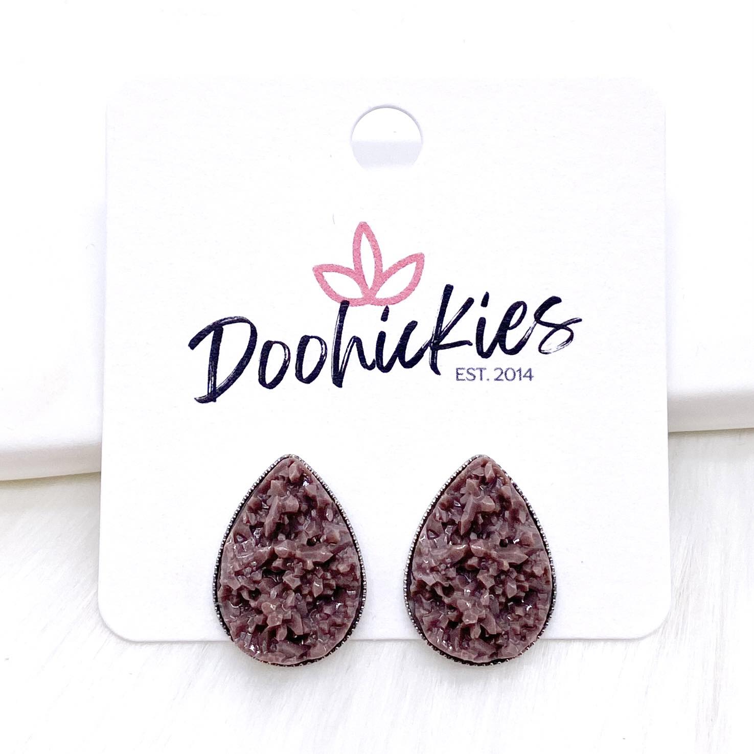 Big as Texas Autumn Teardrops -Earrings