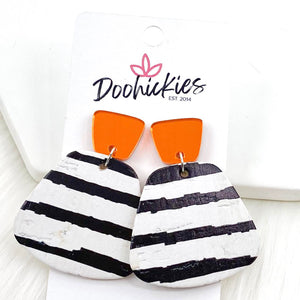 Spooky Stripes Collection -Halloween Earrings