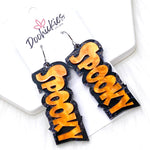 2.25" Layered SPOOKY Acrylics - Halloween Earrings