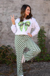 Green Checkered Pants