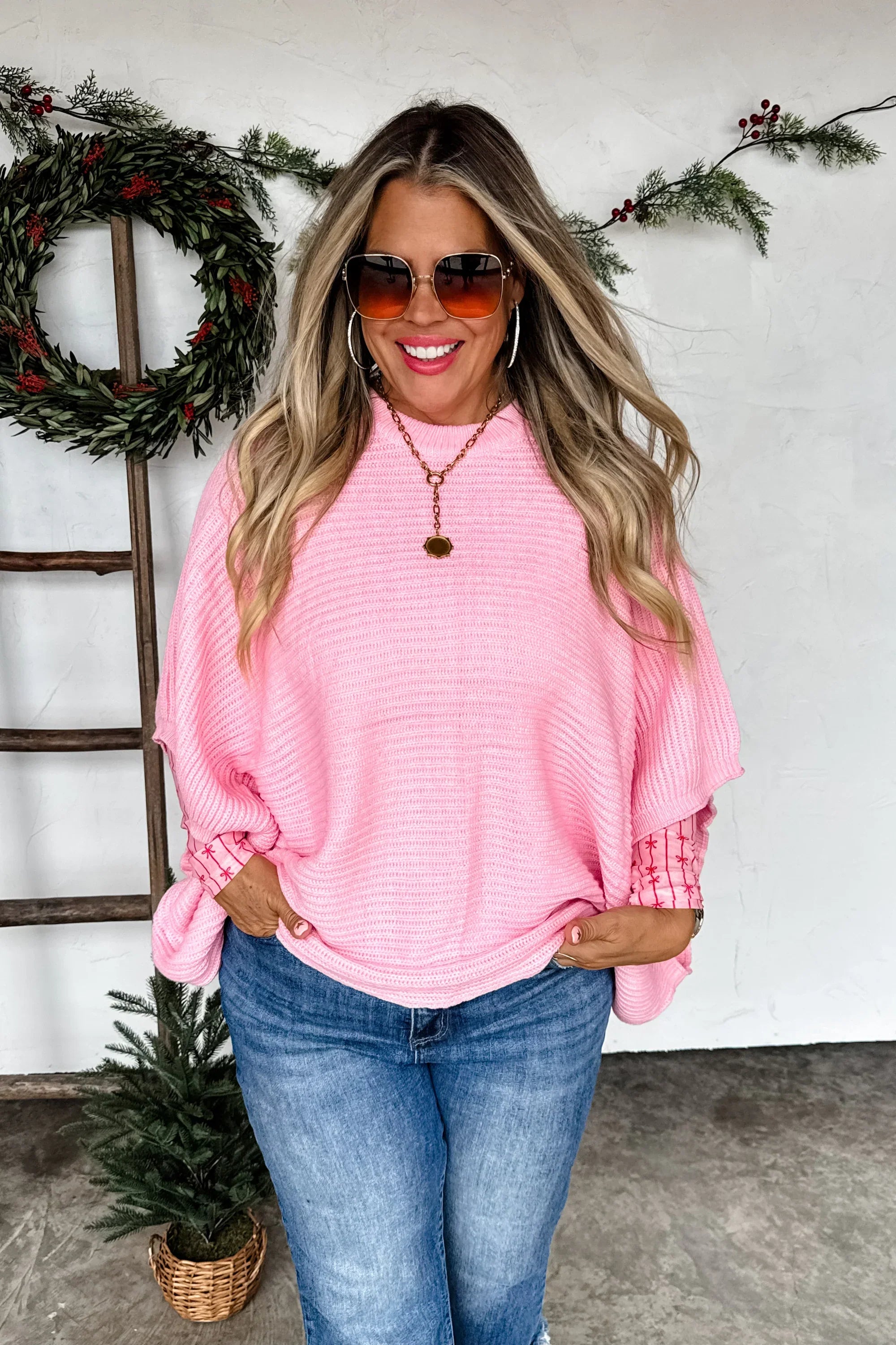 Holiday Meg Pullover Poncho