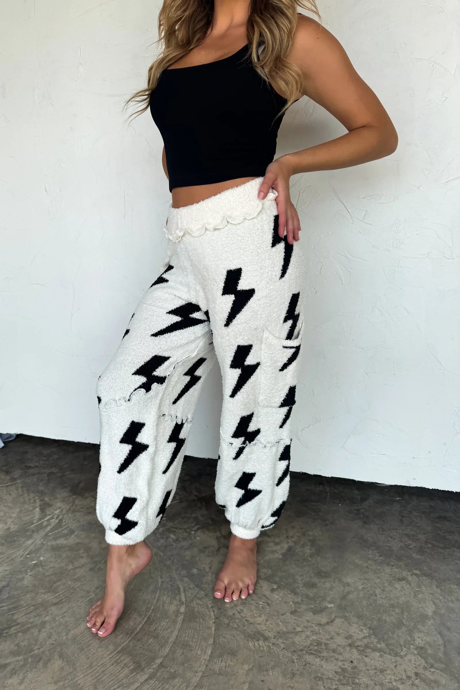 Lightning & Cheetah Cloud Lounge Pants