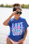 Lake Girl Smiley Tee
