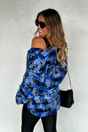 Juniper Bleached Plaid Top