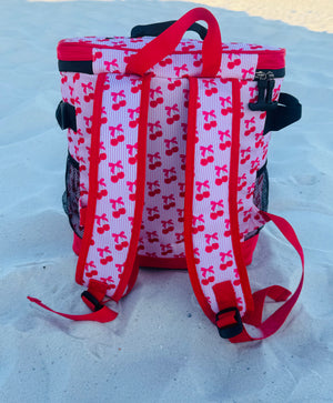 RTS Striped Cherry Backpack Cooler
