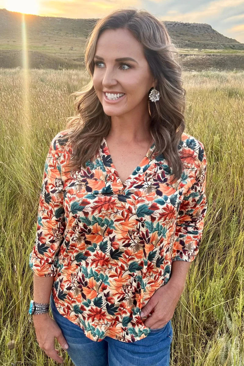 HARVEST TRAIL TOP (Size Large)