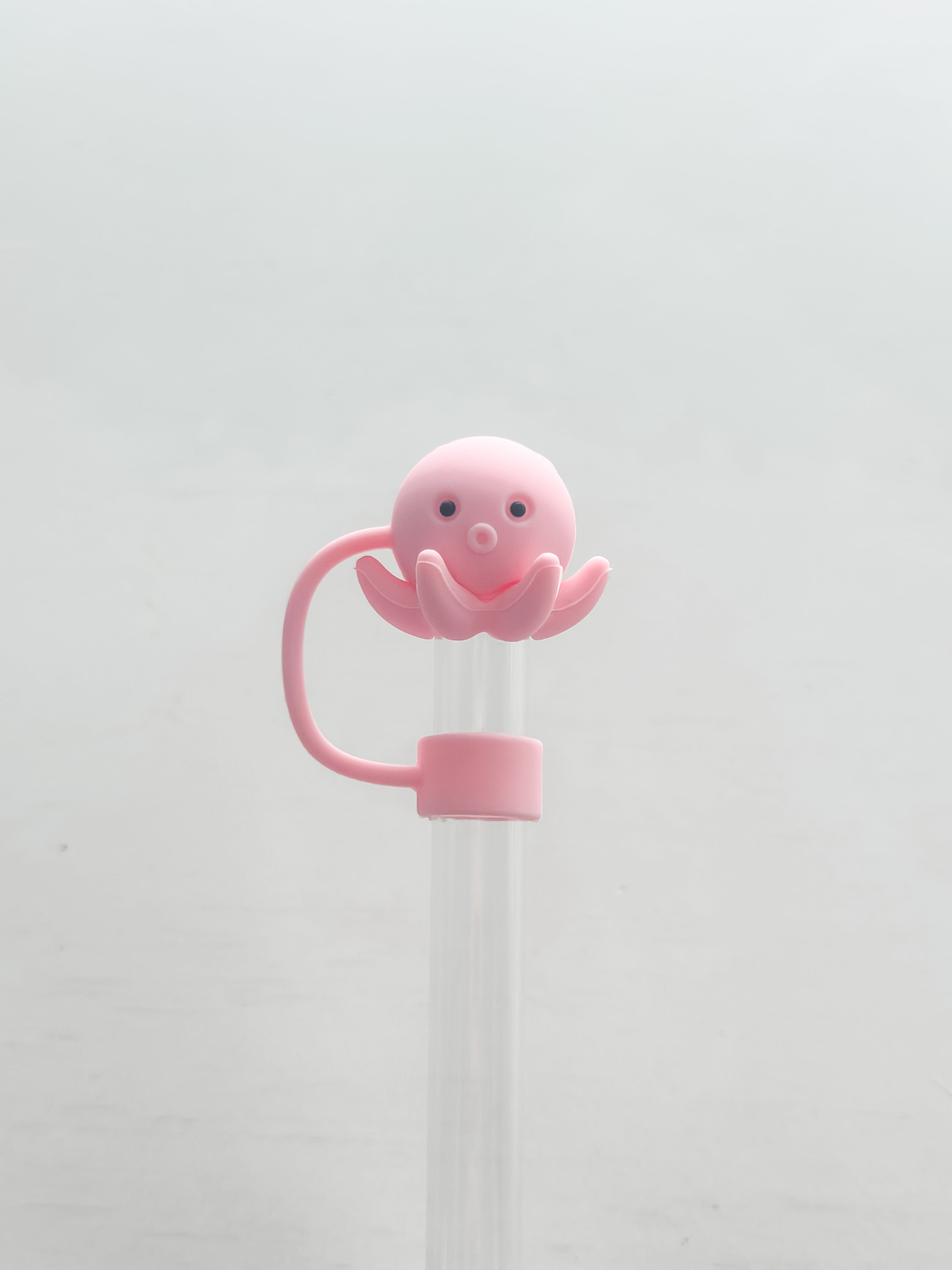 Straw Cover 10MM "Pink Octopus"