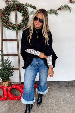 Holiday Meg Pullover Poncho