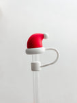 Straw Cover 10MM "Santa Hat"