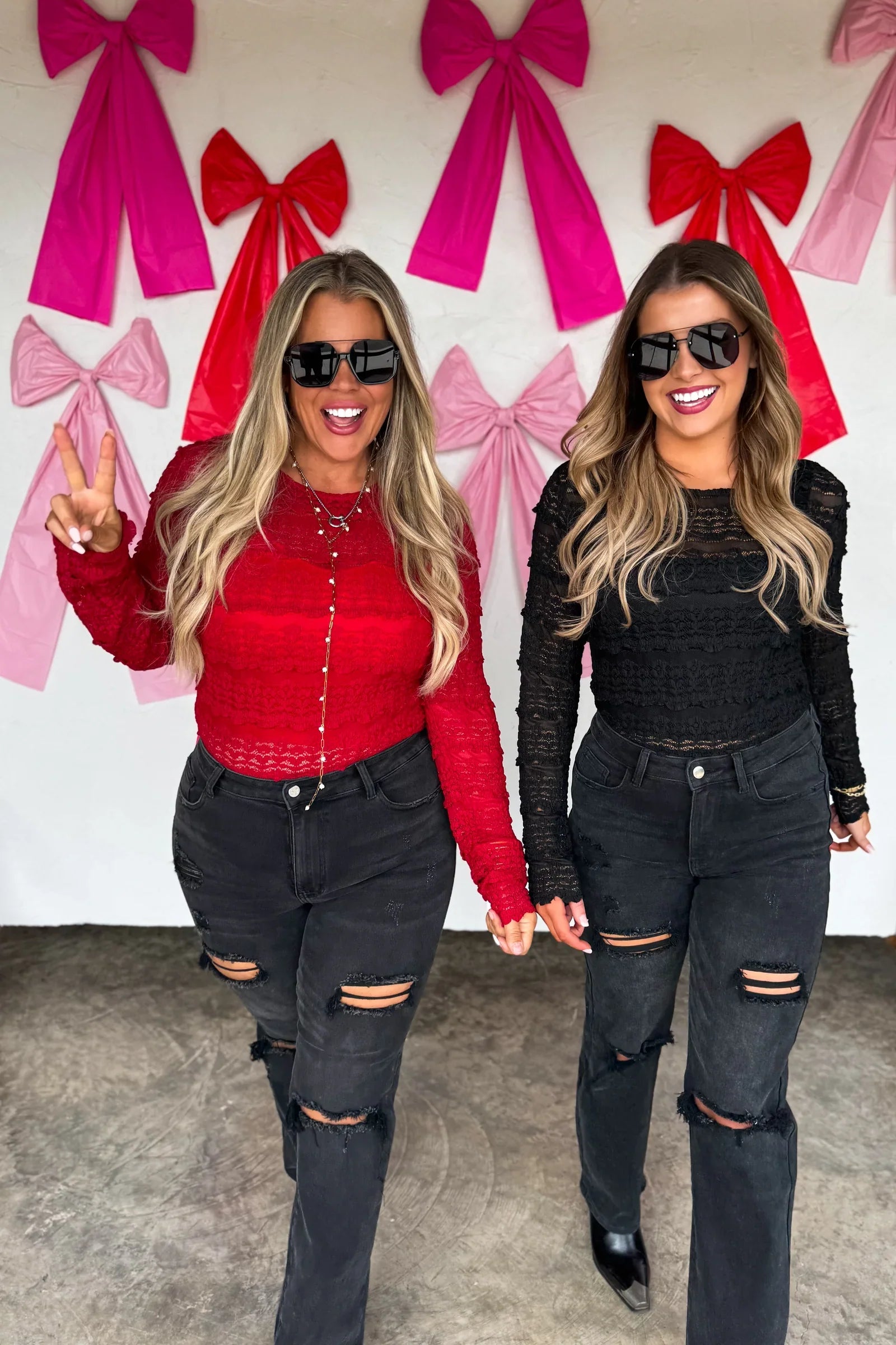 Long Sleeve Rosalie Lace Top