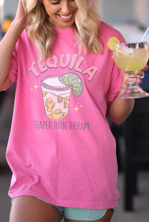 Tequila Cheaper Than Therapy Tee