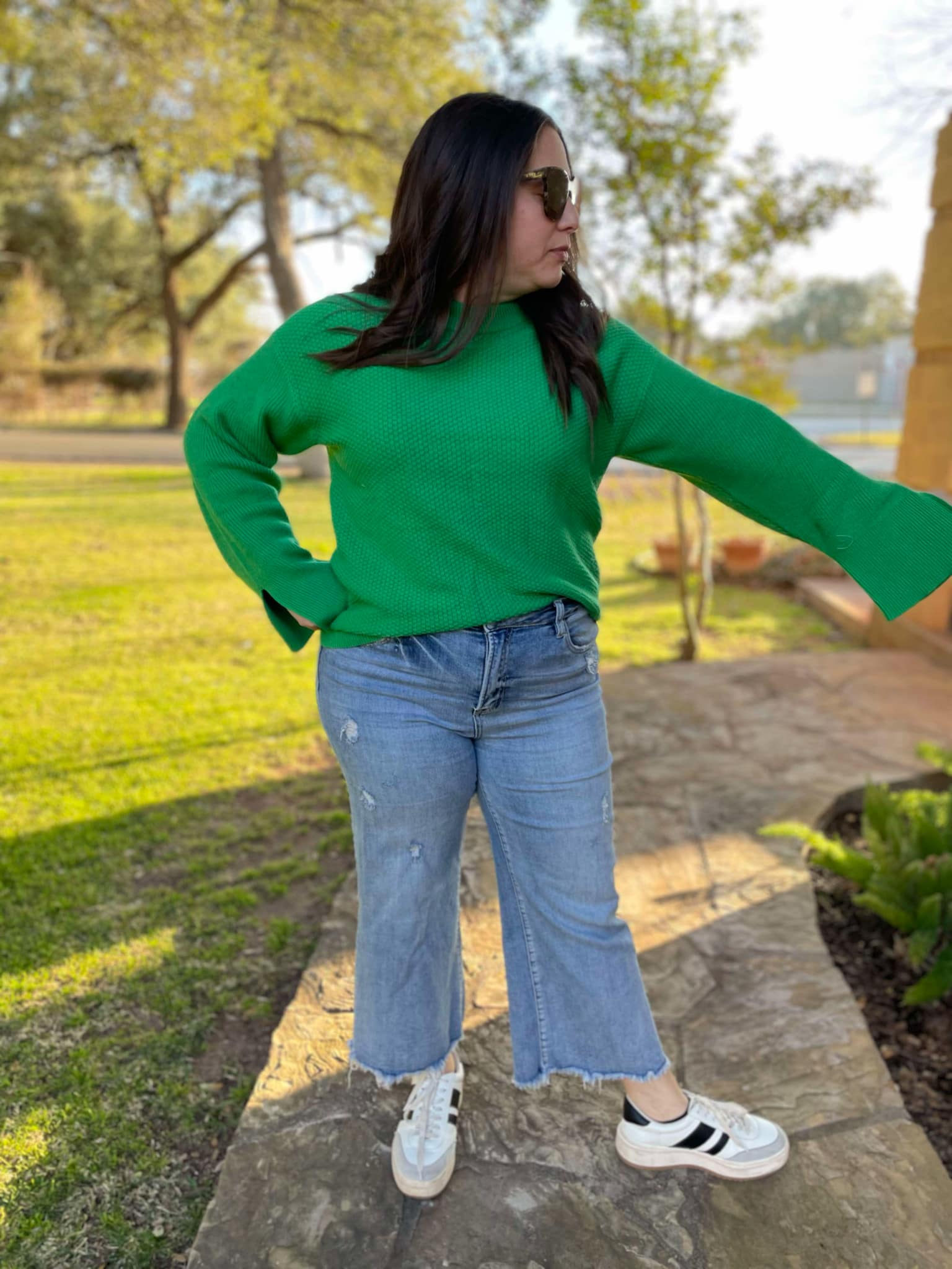 Skimming The Surface Sweater in Four Colors