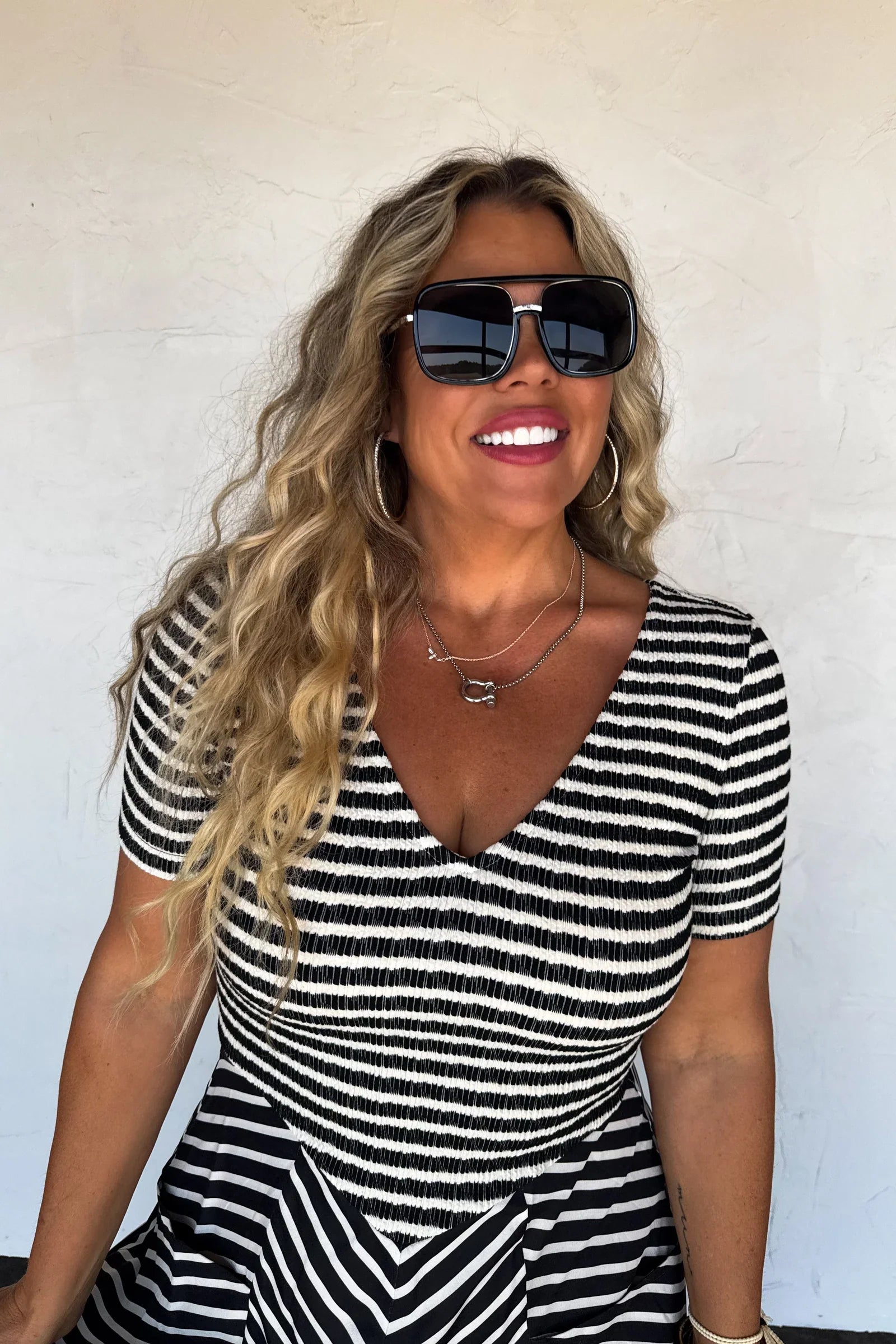 Calista Stripe Dress