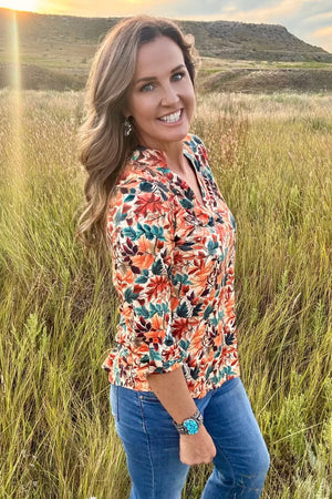 HARVEST TRAIL TOP (Size Large)