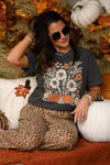 Fall Florals and Pumpkins Tee