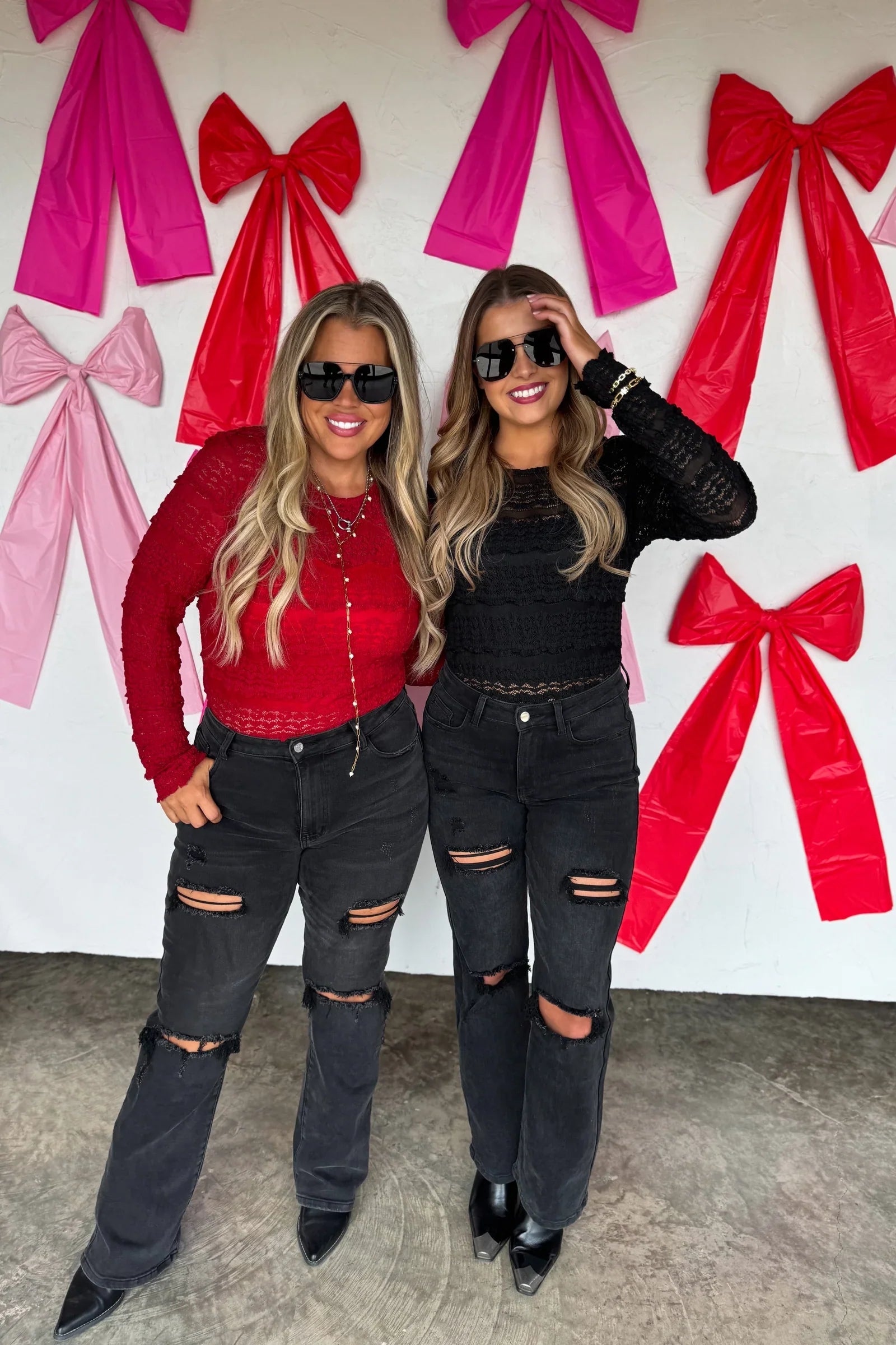 Long Sleeve Rosalie Lace Top