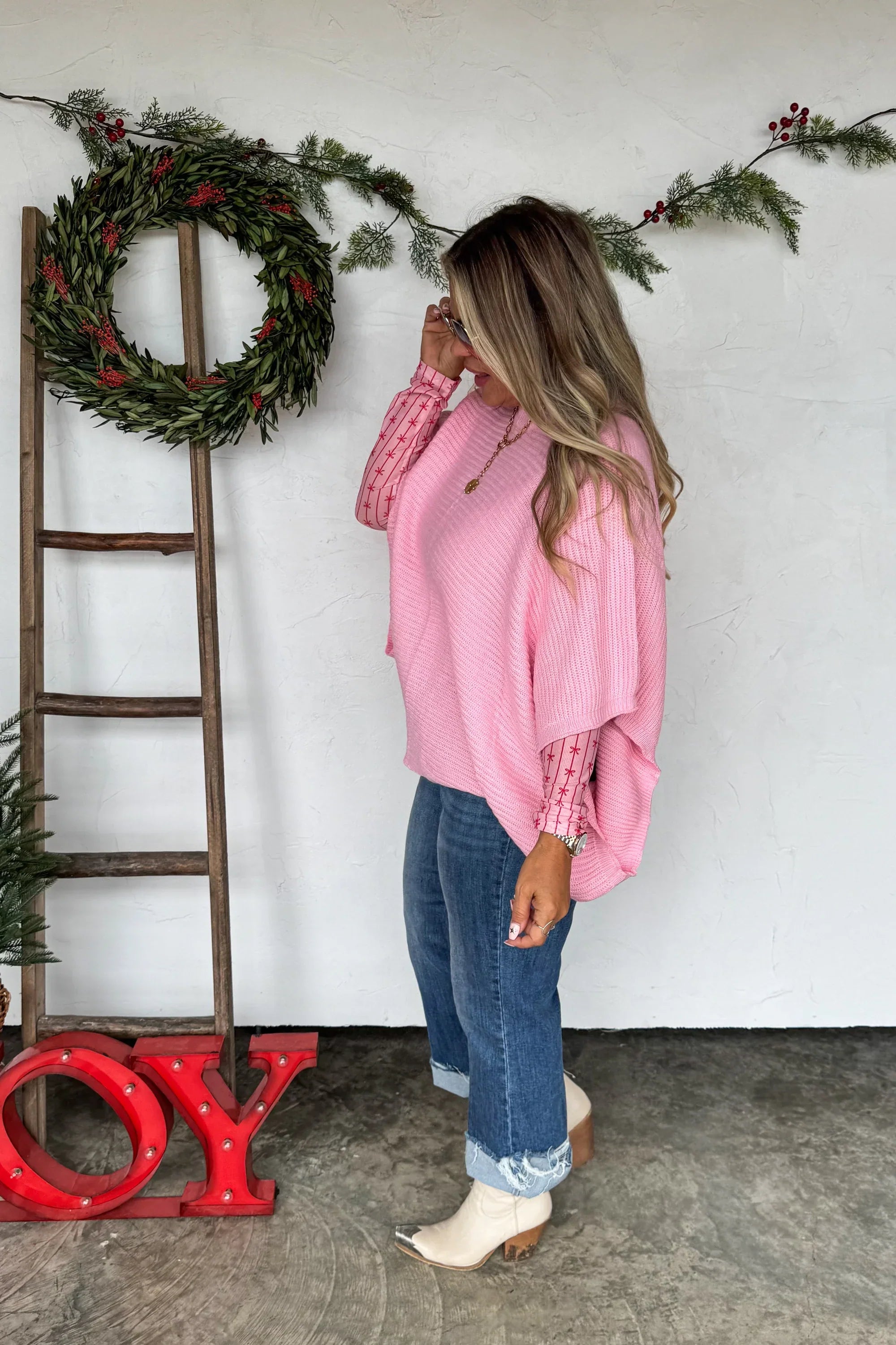 Holiday Meg Pullover Poncho