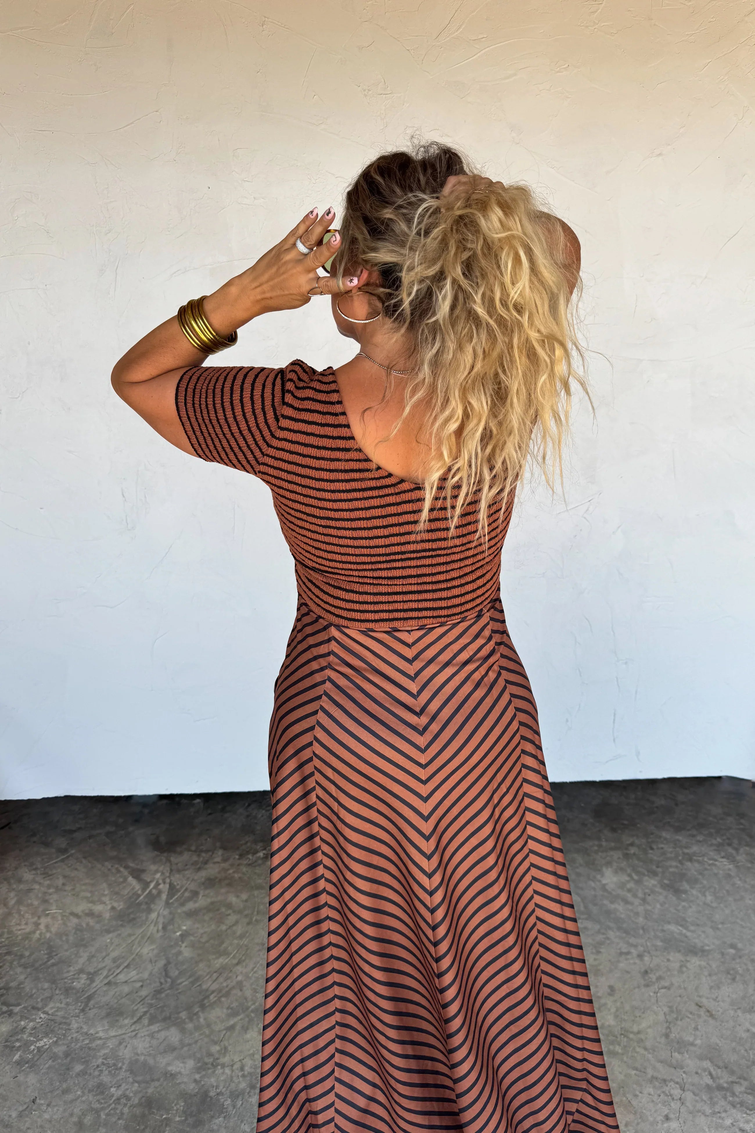 Calista Stripe Dress