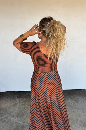 Calista Stripe Dress