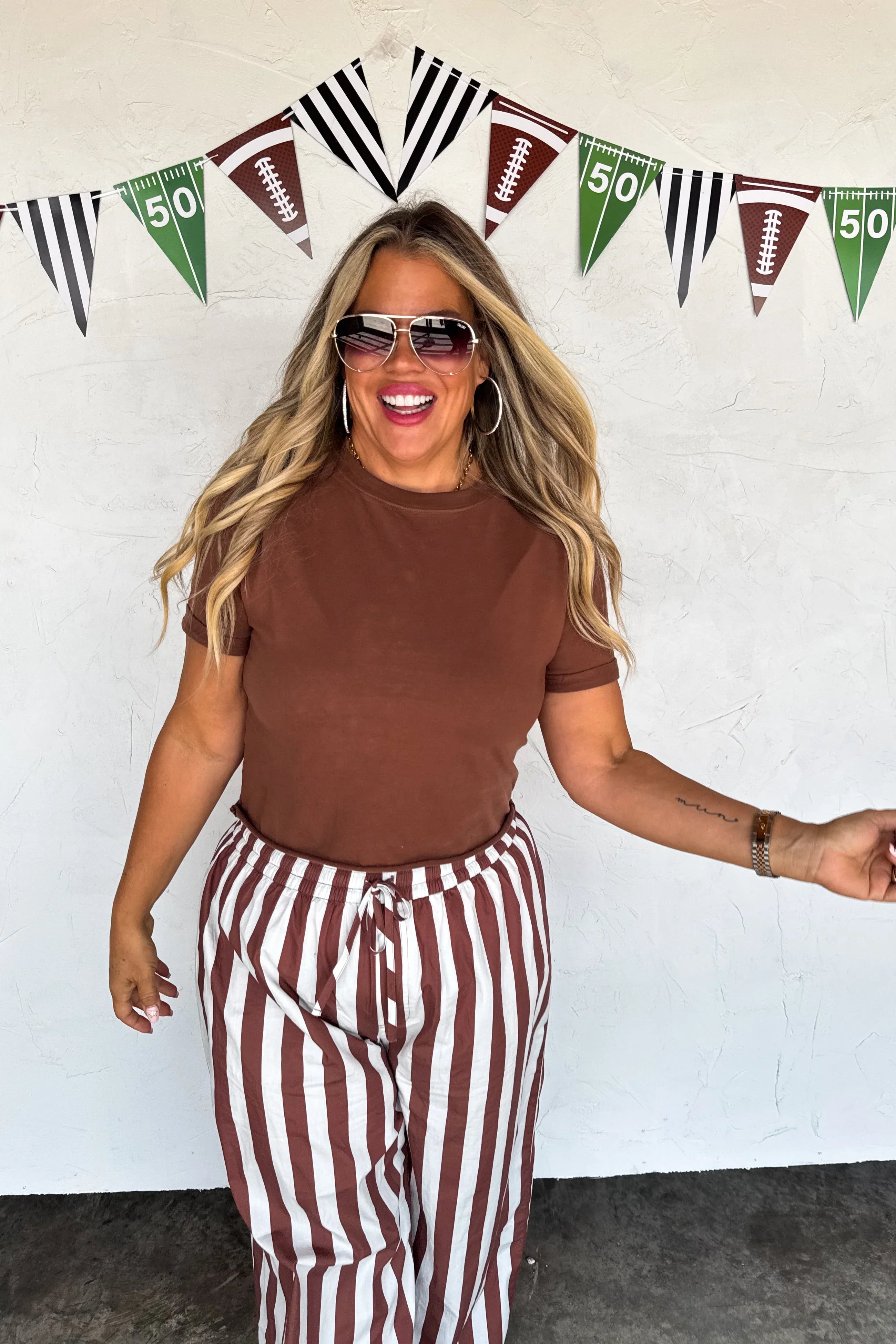 Tailgate Stripe Boxer Pants