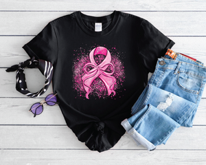 Breast Cancer Ribbon- Graphic Tee