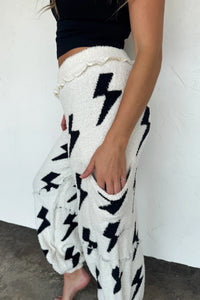 Lightning & Cheetah Cloud Lounge Pants