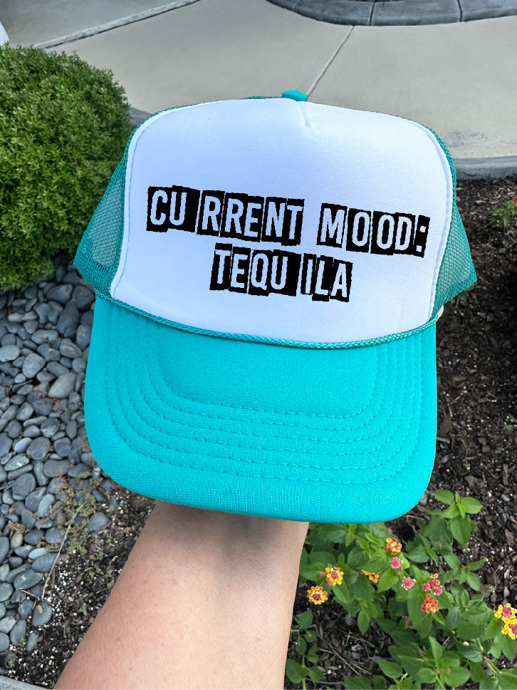 Current Mood: Tequila Jade & White Trucker Hat