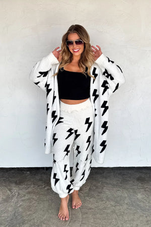 Lightning & Cheetah Cloud Lounge Pants