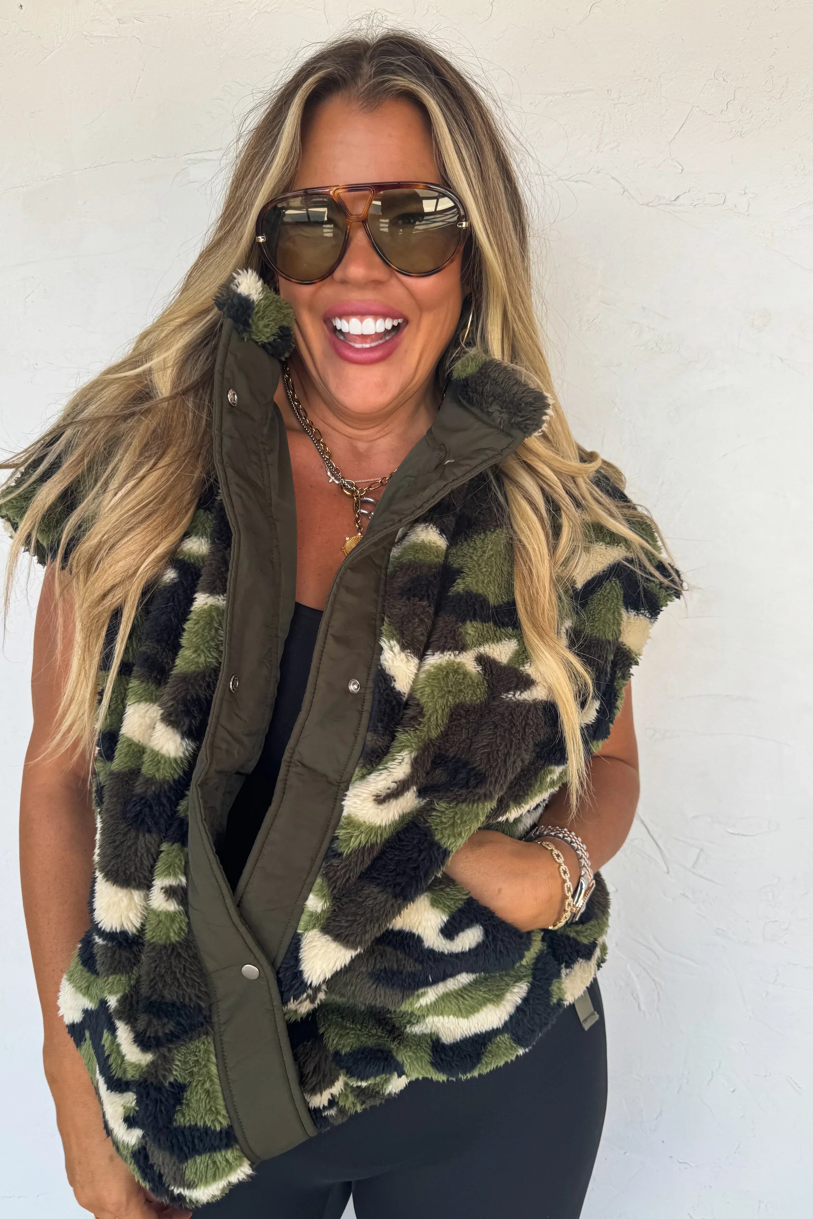 Linden Sherpa Vest Jacket