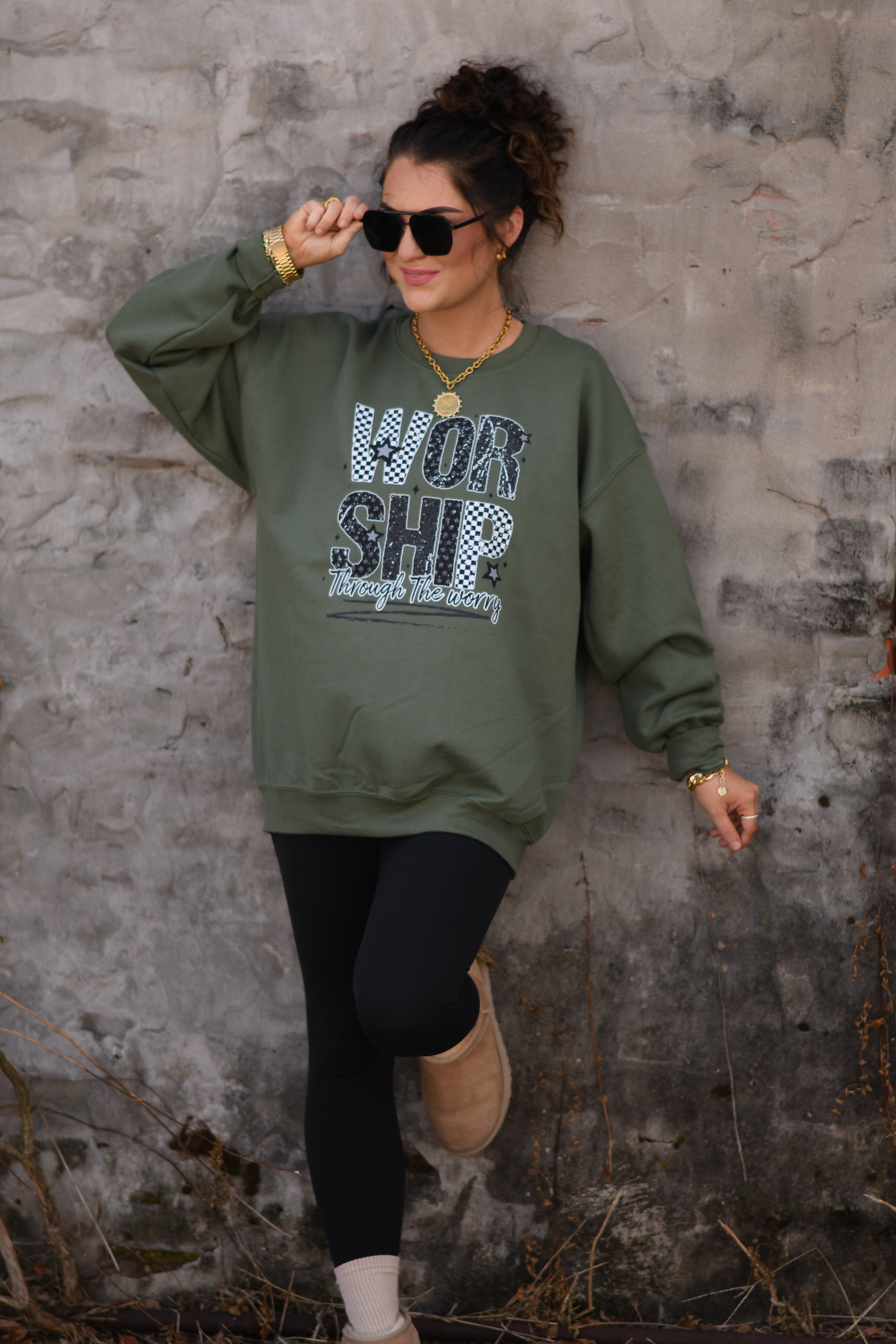 Worship Through The Worry Sweatshirt