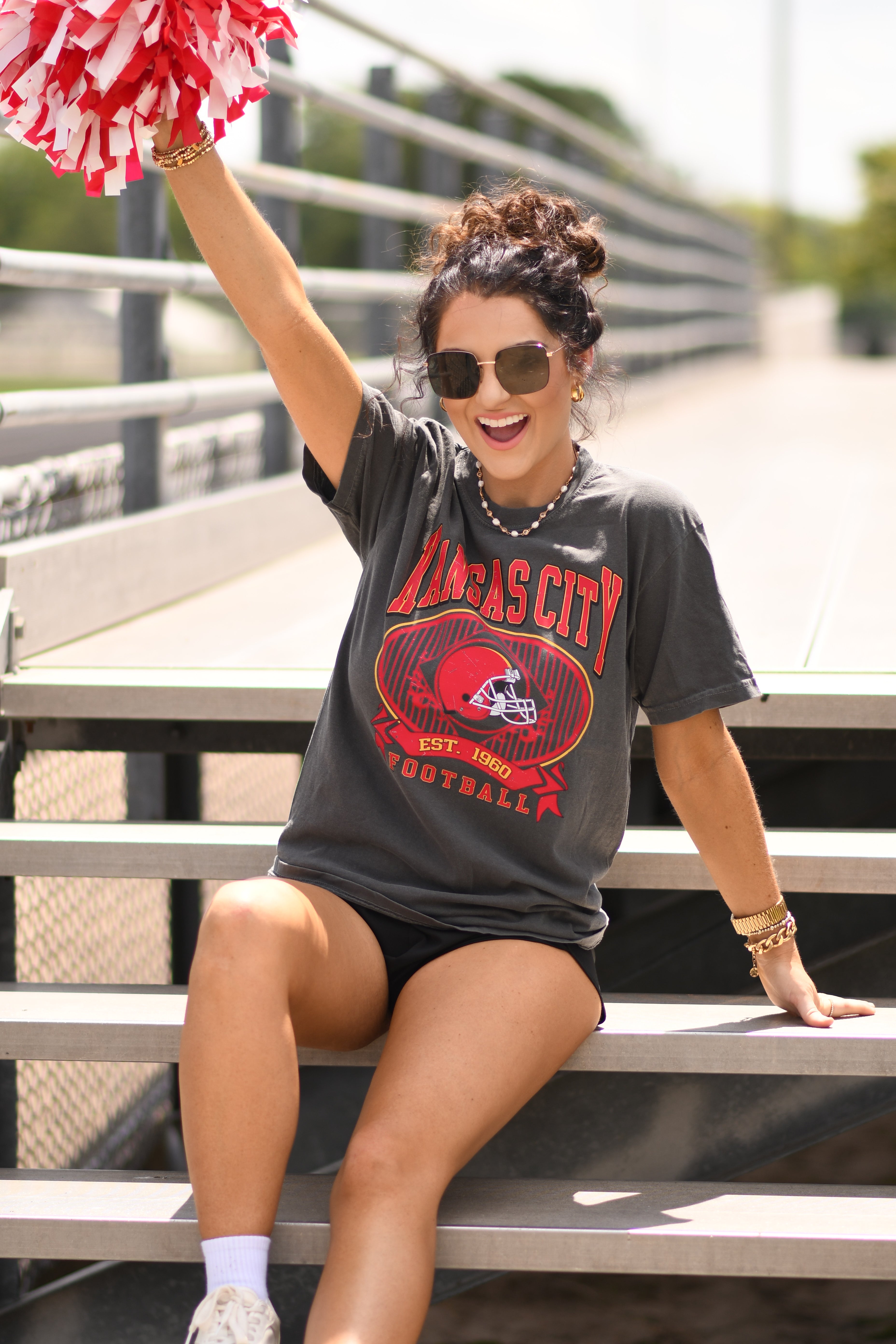 Kansas City Football Vintage Tee