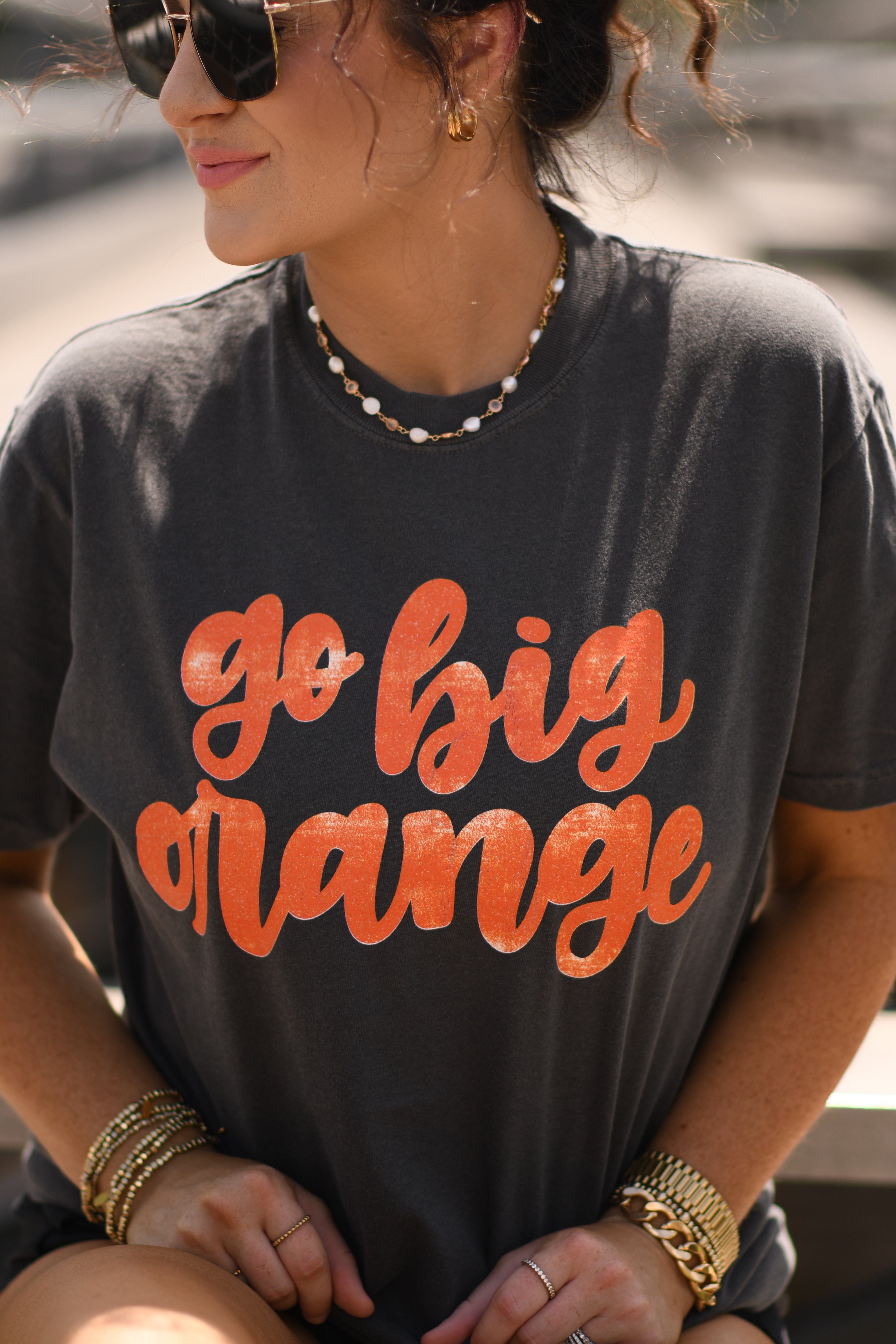 GO BIG ORANGE TEE