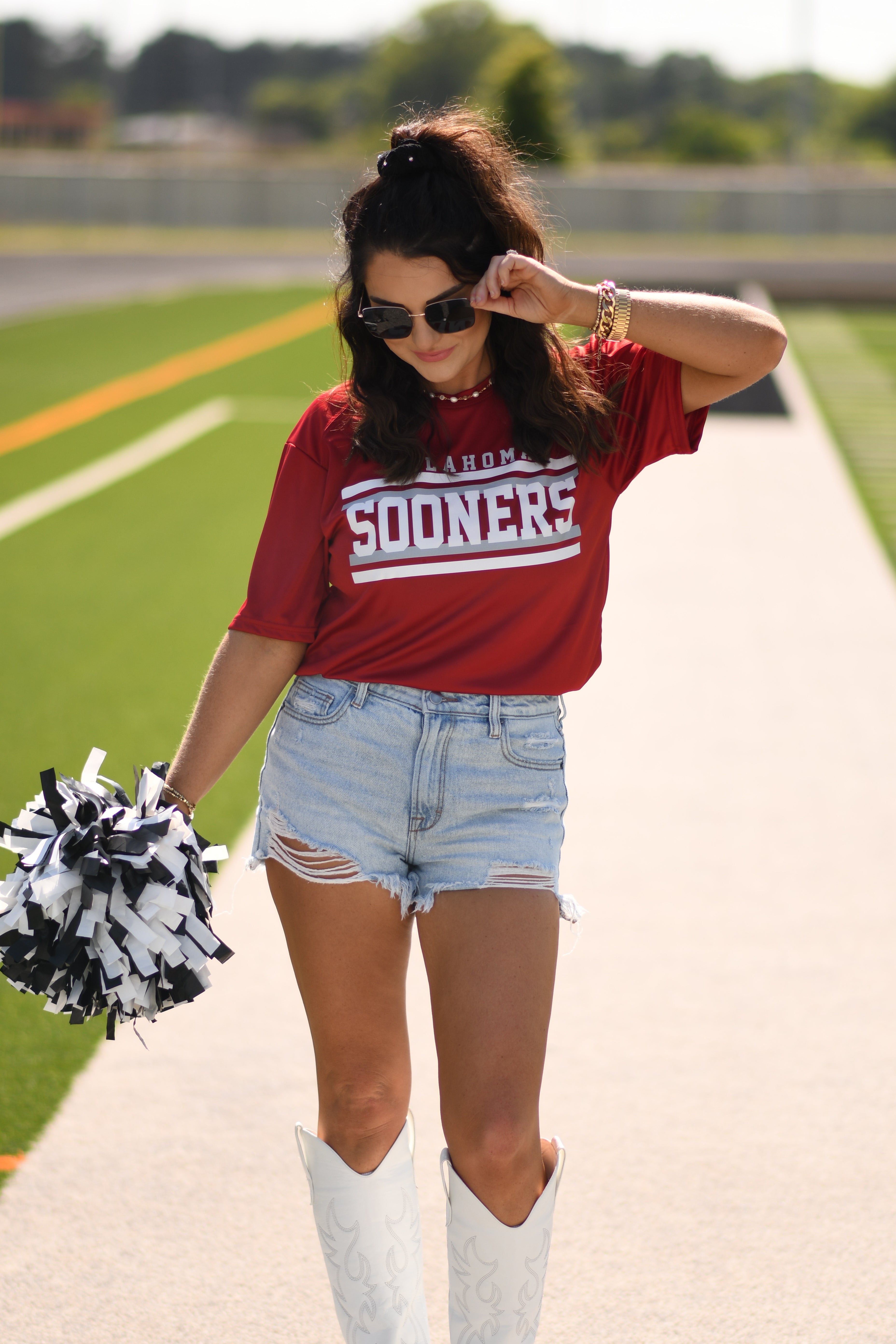 Oklahoma Sooners Line Spirit Tee