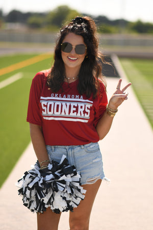 Oklahoma Sooners Line Spirit Tee