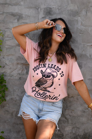 Hootin' Leads To Hollerin' Tee (Delta)