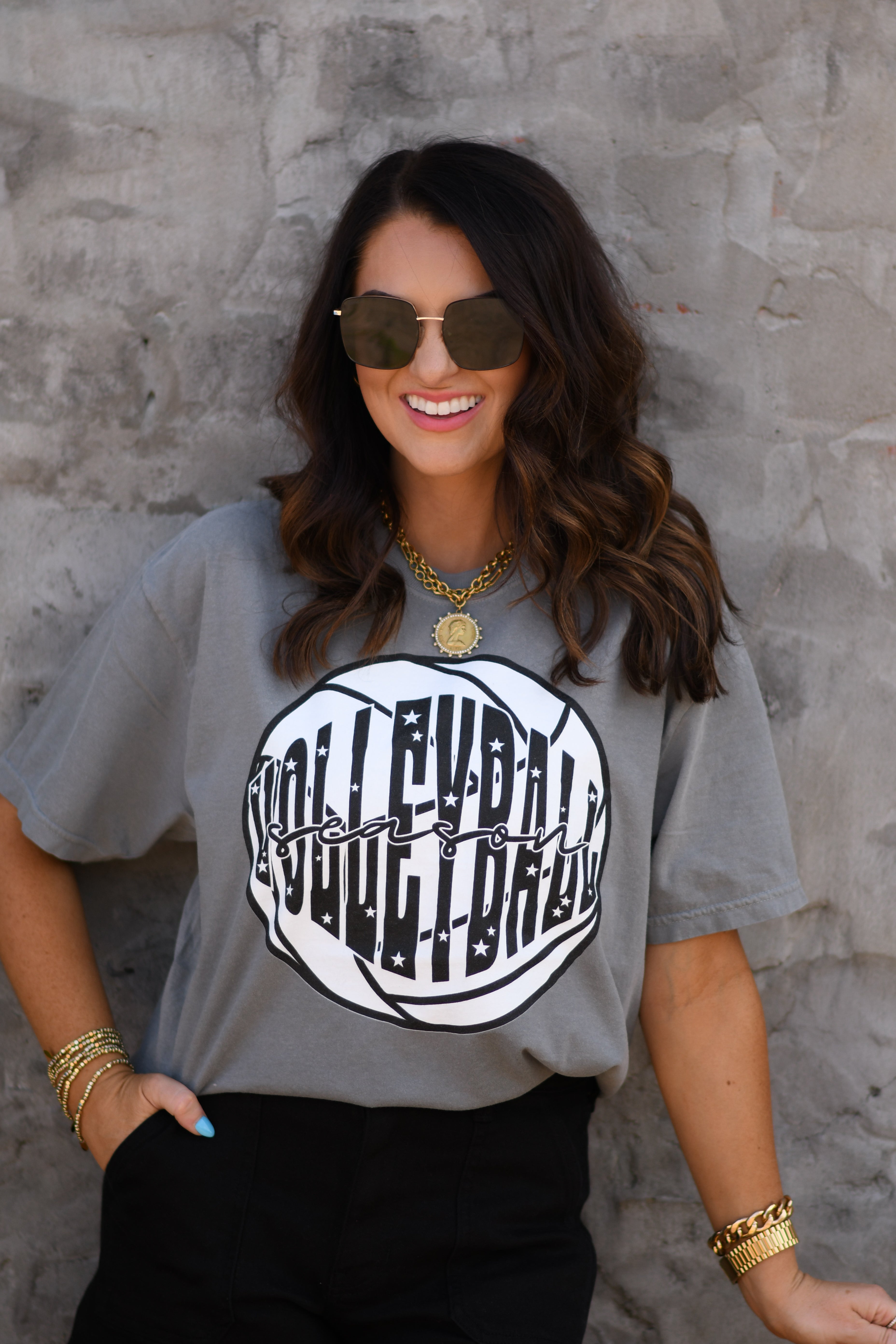 Volleyball Season Ball Tee