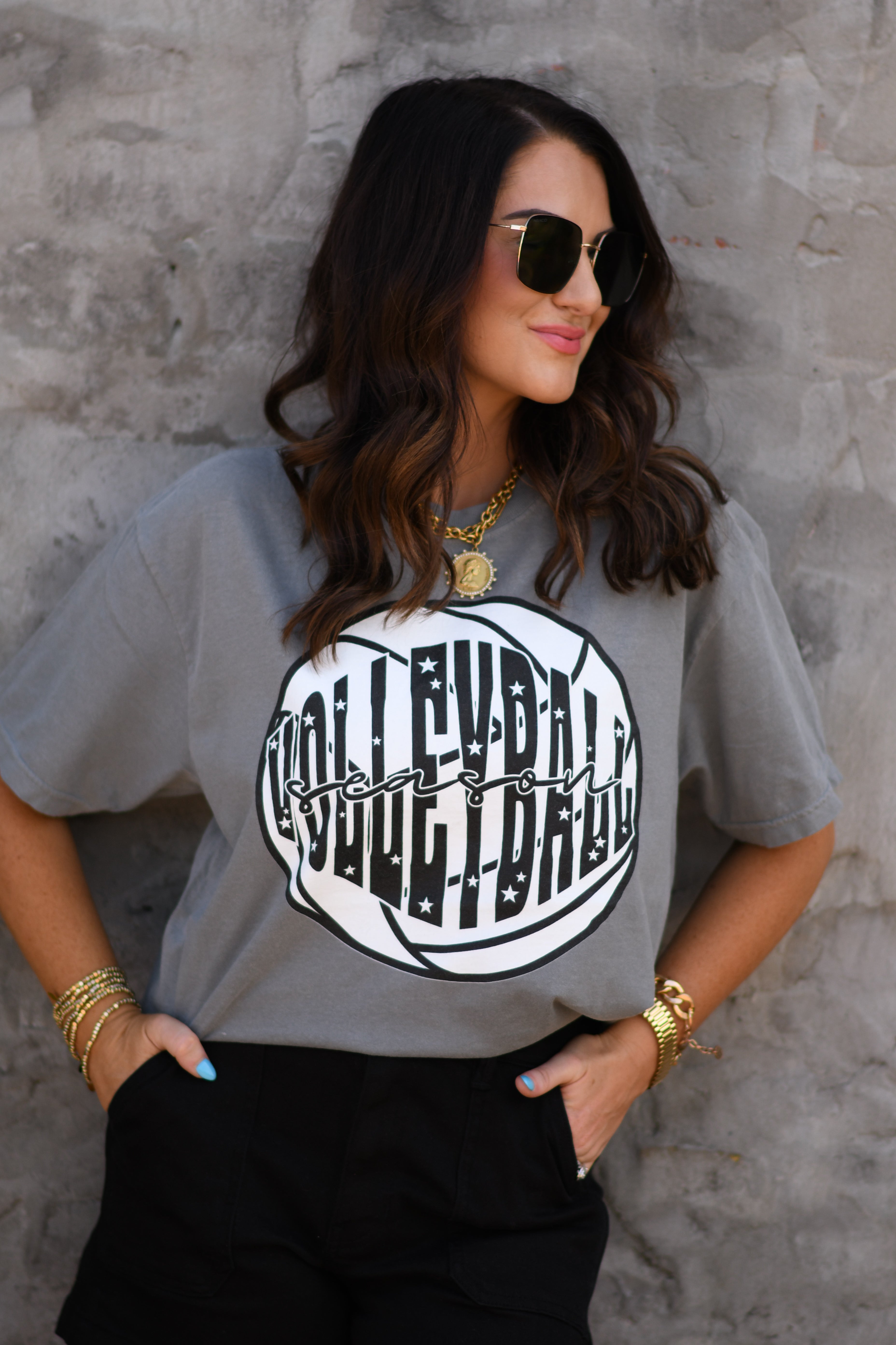 Volleyball Season Ball Tee