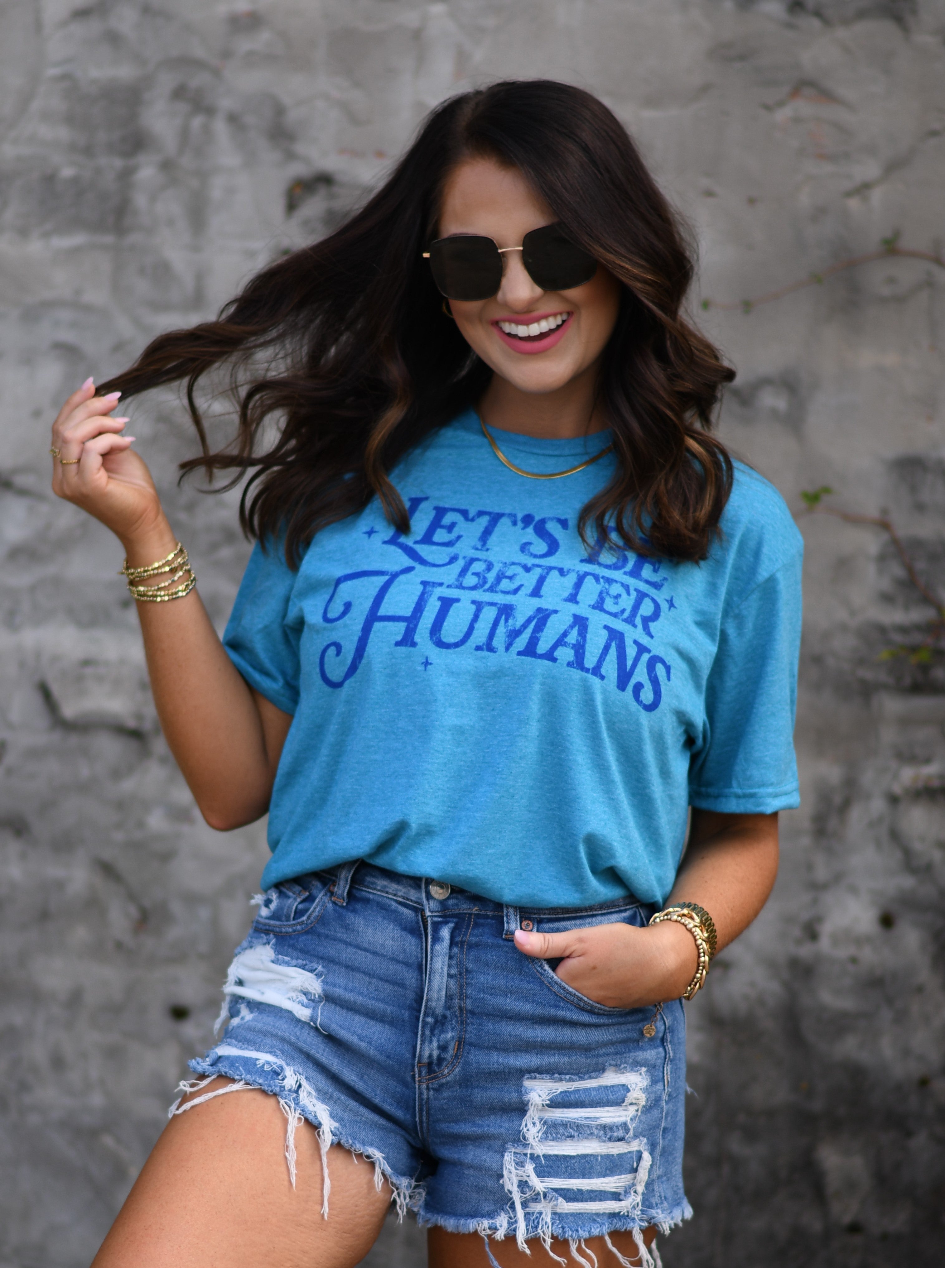 LET'S BE BETTER HUMANS TEE (SALE)