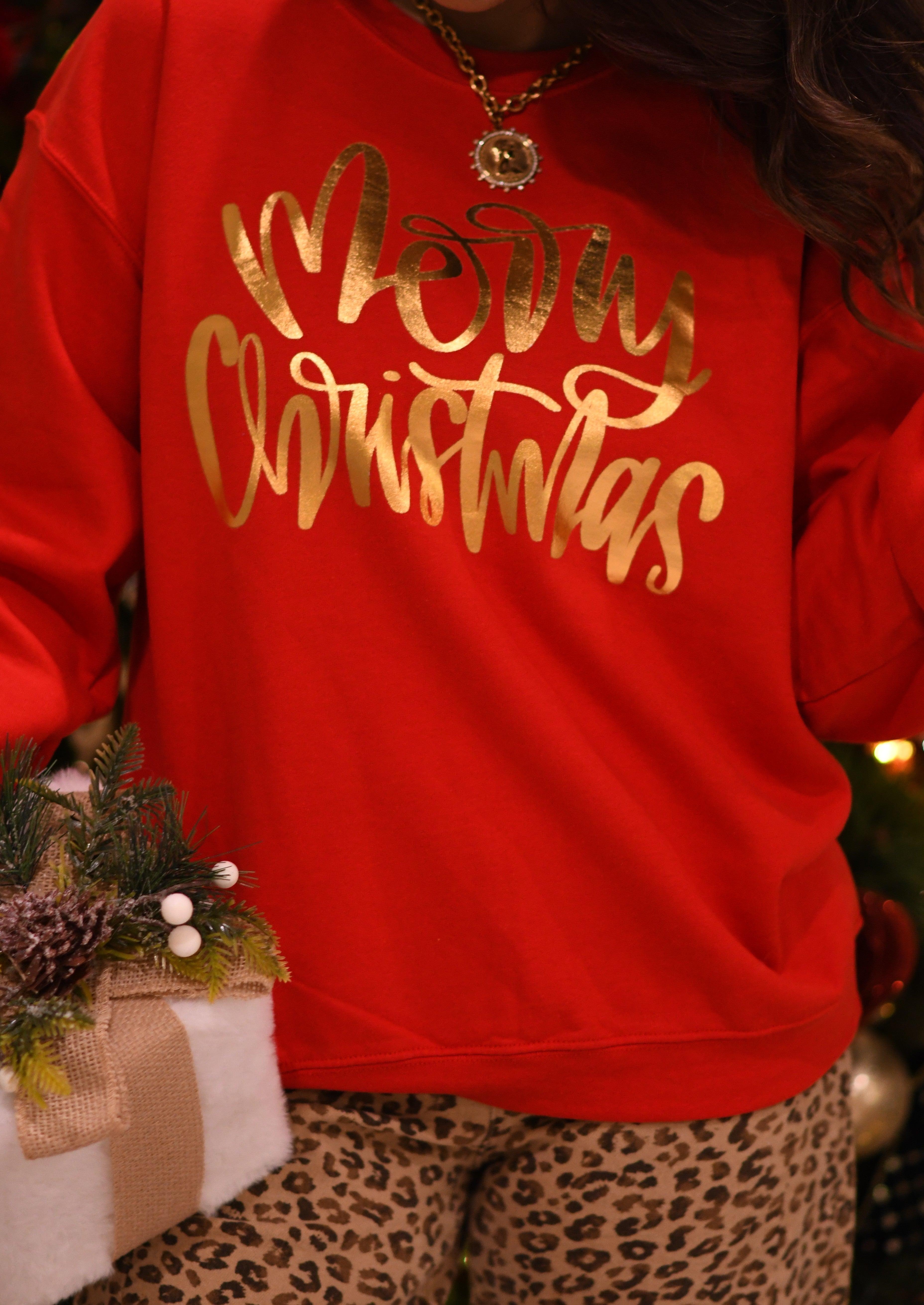 RTS Merry Christmas Foil Sweatshirts