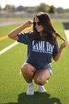 Navy Game Day Vibes Tee