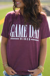 Maroon Game Day Vibes Tee