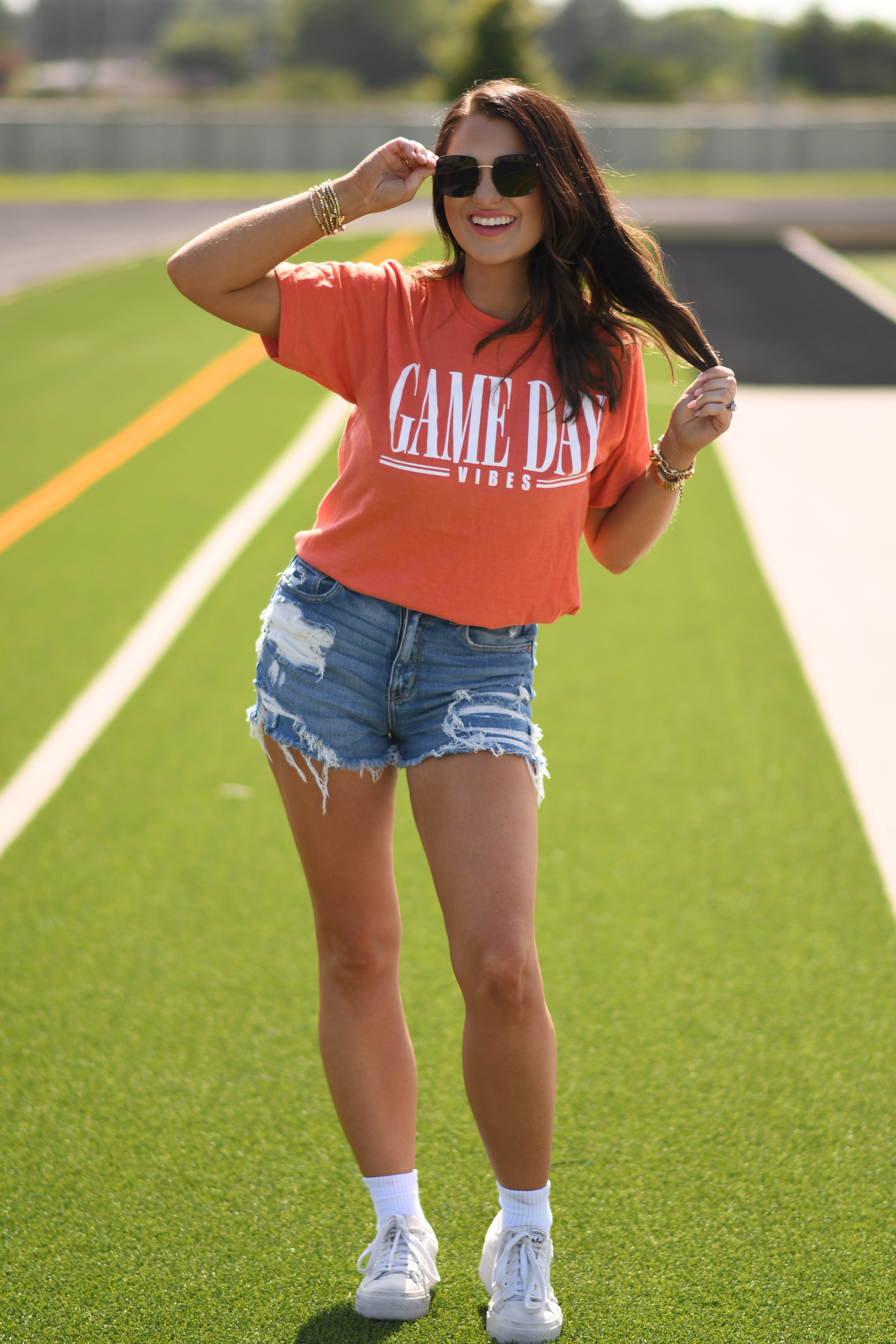 Orange Game Day Vibes Tee