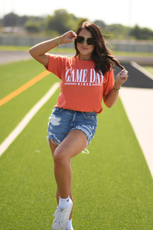 Orange Game Day Vibes Tee