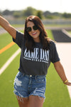 Charcoal Game Day Vibes Tee