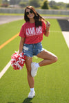 Red Game Day Vibes Tee