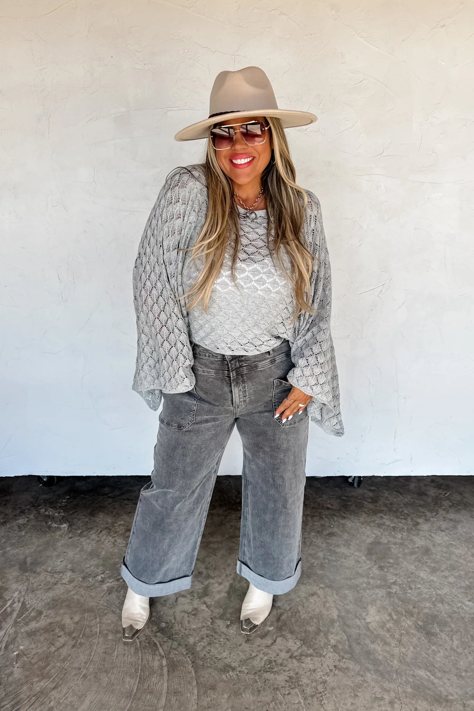 Winter Free Spirit Bell Sleeve Top